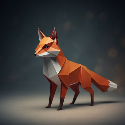 Wiley Fox origami